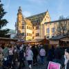 Traditionell besucht das Nürnberger Christkind immer am Samstag vor dem 1. Advent den Weihnachtsmarkt in Schweinfurt