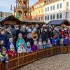 Traditionell besucht das Nürnberger Christkind immer am Samstag vor dem 1. Advent den Weihnachtsmarkt in Schweinfurt