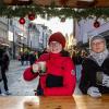 Traditionell besucht das Nürnberger Christkind immer am Samstag vor dem 1. Advent den Weihnachtsmarkt in Schweinfurt
