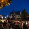 Traditionell besucht das Nürnberger Christkind immer am Samstag vor dem 1. Advent den Weihnachtsmarkt in Schweinfurt
