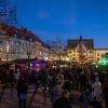 Traditionell besucht das Nürnberger Christkind immer am Samstag vor dem 1. Advent den Weihnachtsmarkt in Schweinfurt