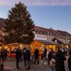 Traditionell besucht das Nürnberger Christkind immer am Samstag vor dem 1. Advent den Weihnachtsmarkt in Schweinfurt