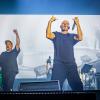Zahlreiche Menschen besuchen am Sonntag 01.12.24 das Konzert von "Die Fantastischen Vier - Long Player on Tour" in der tectake Arena in Würzburg.