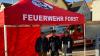 Auf dem Foto 1. Vorsitzender TSV Gustel Schneider, 1. Kdt. Daniel Bulheller, 1. Vorsitzender FW Michael Stephan.