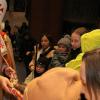 Der Besuch vom Nikolaus mit einer Andacht in der Kirche und Geschenken für die Kinder war der Höhepunkt der Nikolaustage.