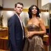 Rund 60 Menschen besuchen am Montag (09.12.24) die Christmas Diamond Night in dem Juwelierladen Edelmann und Belschner in der Schweinfurter Innenstadt. Unter die Gäste mischten sich unter anderem Julian F.M. Stoeckel (Entertainer), Micaela Schäfer (Erotikmodel), Arno Funke (früher Kaufhaus-Erpresser, heute Karikaturist) und Eva Jacob( Jacob Sisters).