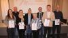 Geehrte und Ehrende in der Abschlusssitzng des Gemeinderates Maroldsweisach (von links): Clara Jakob (Ditterswind), Dritter Bürgermeister Dieter Hepp, Petra Kimmel (Maroldsweisach), Zweite Bürgermeisterin Heidi Müller-Gärtner, Liselotte Fertinger (Ditterswind), Bürgermeister Wolfram Thein, Adrian Büschel (Maroldsweisach) und Berthold Steinert (Dippach).