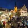Am Wochenende lädt die Stadt Zeil wieder zum Weihnachtsmarkt im festlich beleuchteten Fachwerk-Ambiente.