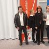 Für die LG nahmen den Preis entgegen:  Harvey Knörr (zuständig für Englisch), Hilke Hoffmann (Residenzlauf-Orga), Veronika Burger (zuständig für Französisch), Christoph Hoffmann (langjähriger Vorsitzender). Daneben Bezirkstags-Vizepräsident Thomas Schiebel und der Vorsitzende des Partnerschafts-Komitees Gerhard Müller.