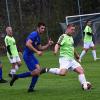 Anfang Oktober spielte Björn Morper (am Ball) für den SV Ramsthal gegen den VfR Sulzthal (unser Bild). In der neuen Saison werden der 33-Jährige und die Rivalen aus der Nachbarschaft in einheitlichen Trikots auflaufen - mit Björn Morper als Spielertrainer.