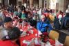 An vier Orten in Würzburg, unter anderem in der Marienkapelle am unteren Markt (Foto), veranstaltete die Gemeinschaft Sant'Egidio am ersten Weihnachtsfeiertag Weihnachtsessen für Bedürftige.