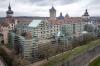Auf der Festung Marienberg wird gebaut, das ist kaum zu übersehen.