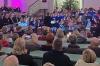 Die Kirche in Geroda war zum Weihnachtskonzert des Jugenblasorchesters bis auf den letzten Platz gefüllt.