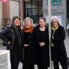 Der Kunstleere Raum in Würzburg ist das Projekt der Künstlerinnen Georgia Templiner (von links), Mechthild Hart, Gabriele Kunkel und Evelin Neukirchen.