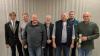 Auf dem Foto 2. Schützenmeister Mirco Friedrich, Herbert Bötsch, Alexander Koch, Franz Dinkel, Hubert Arnold, Thomas Wittenberg, Mario Bäumker (Bester Schuss).
