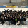 Die Klassen sieben bis neun des Friedrich-List-Gymnasiums feiern ihre gemeinsame "Eiszeit" im Icedome in Schweinfurt.