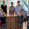 Regina Oehrlein (Kindergarten)(von links), Marianne Hoffmann und Rita Schneider (Volksmusik u. Tanzgruppe Goßmannsdorf).