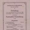 Eine Einladung zur "Fastnachts-Vorstellung" im Lohrer Sanatorium Luitpoldheim am 14. Februar 1909. Eine Einladung zur "Fastnachts-Vorstellung" im Lohrer Sanatorium Luitpoldheim am 14. Februar 1909.