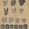 "Thier-Masken", aus dem Versandangebot eines Thüringer Geschäftes; gefunden im Göpfertfundus in Lohr. "Thier-Masken", aus dem Versandangebot eines Thüringer Geschäftes; gefunden im Göpfertfundus in Lohr.