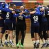 Freude beim TV Oberndorf nach dem Sieg im Achtelfinal-Rückspiel in den Play-offs gegen den Nord-Vertreter TSV LoLa