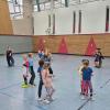 Grundschulkinder lernen am Aktionstag spielerisch den Umgang mit Konflikten und Aggressionen.