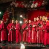 Zahlreiche Menschen besuchen am Samstag 25.01.25 die Große Kostümprunksitzung Knorrhalla in Oberdürrbach.