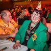 Zahlreiche Menschen besuchen am Samstag 25.01.25 die Große Kostümprunksitzung Knorrhalla in Oberdürrbach.