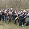 Über 100 Musikerinnen und Musiker begleiteten die Beerdigung von Robert Hetterich musikalisch mit dessen Lieblingsliedern.