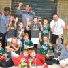 Homburg 1 und Homburg 2 waren die Erst- und Zweitplatzierten beim Jugendhallenturnier der U9 in Trennfeld.