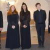 Freuen sich auf ihren Auftritt (von links): Oleg Czuchlieb (Theorbe), Clara Maria Kastenholz (Sopran), Kea Niedoba (Mezzosopran), Philipp Steigerwald (Orgel) und Merle Bastin (Cello).