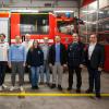 Auf dem Foto (von links): Erster Vorsitzender Gregor Weigel, Erster Bürgermeister Michael Hombach, Verena Richter (Stadtverwaltung), Peter Heßler, Bernhard Büttner, Eberhard Ragg, Lukas Hofmann, Tobias Brust, Jürgen Brust, Klarissa Nuß, stellvertretender Kommandant Florian Langen, Erster Kommandant Andreas Büttner, KBI Stephan Brust, stellvertretender Vorsitzender Alex Hofmann.