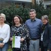 Im Bild von links: Dr. Christiane Brunner (AELF), Monika Rusczyk, Pia Metz, Philipp Wettering (alle drei Wohnstift Steigerwald), Beate Laumeyer und Verena Wagner (beide AELF).