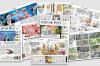 Sechsmal erfolgreich mit Idee, Gestaltung und guten Fotos: die Seiten der Main-Post, die beim 26. European Newspaper Award im Jahr 2025 ausgezeichnet werden. 
