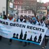 Marsch durch Kitzingen für Demokratie: 350 Teilnehmerinnen und Teilnehmer beteiligten sich am Samstag an der Demo.