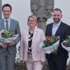 Ortsvereinsvorsitzende SPD Werneck Doris Schneider, Landrat Florian Töpper, Kreisvorsitzende SPD Schweinfurt-Land, Martina Braum, MdB Markus Hümpfer und Kathi Petersen, Vorstand SPD Schweinfurt-Stadt (von links).