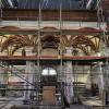 Noch immer ist das Kirchenschiff von St. Maria Magdalena in Münnerstadt komplett im Innern eingerüstet. Derzeit warten die Verantwortlichen auf milderes Wetter, damit im Innern wieder verstärkt gearbeitet werden kann.
