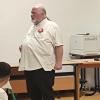 Jim Wingate, Geschichtenerzähler aus Wales, war zu Gast an der Mittelschule Gerolzhofen.