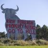 Die sogenannten Osborne-Stiere gelten in Spanien als Kult und als Wahrzeichen des Landes. (Foto aktuell)