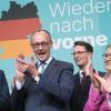 Bundestagswahl: Gut lachen hat Wahlgewinner Friedrich Merz am Wahlabend.