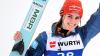 Silbergewinnerin Freitag freut sich nach ihrem WM-Coup.