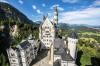 Das weltberühmte Schloss Neuschwanstein soll Vorlage für das Disney-Schloss gewesen sein.