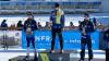 Weiteres Podium: Noah Schüttler aus Kaufbeuren (rechts) ist Dritter beim Massenstart in Altenberg – nachdem er zuvor in Oberhof zwei Medaillen gewonnen hatte.