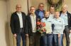 Auf dem Foto Jürgen Gensler, Peter Schubert, Karl-Heinz Maul, Karin Müller, Dieter Vorndran, Johanna Gensler, Horst Hartmann.