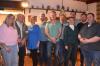 Für langjährige Mitgliedschaft im Weinbauverein Ramsthal wurden geehrt: (v. l.) Diana Kaufmann, Adolf Keller, Melanie Unsleber, Andreas Neder, Marcel Schmitt, Rainer Sixt, Sabine Lomb, Thomas Simon, Vorsitzender Lorenz Neder und Marco Röthlein.