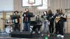 Beeindruckende Performance der Schulband.