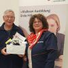 Der stellvertretende Stadt- und Kreisbeauftragte der Malteser Mellrichstadt Peter Kirchner hört auf – aber nur als Ausbilder für Erste-Hilfe. Im Bild: Oliver Zegula (Stadt- und Kreisbeauftragter), Peter Kirchner, Monika Ludwig (Leiterin Ausbildung).