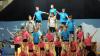 Mit einer „Pyramide“ verabschiedeten die „Turnerkids“ die Narren in die Pause