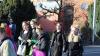 Beste Stimmung und strahlender Sonnenschein beim kleinen aber feinen Faschingszug am Rosenmontag durch Burgsinn