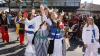 Bei strahlendem Sonnenschein feierten Tausende Faschingsfreude in Himmelstadt den Rosenmontagszug mit 50 bunten und oft originellen Gruppen.