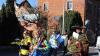 Beste Stimmung und strahlender Sonnenschein beim kleinen aber feinen Faschingszug am Rosenmontag durch Burgsinn